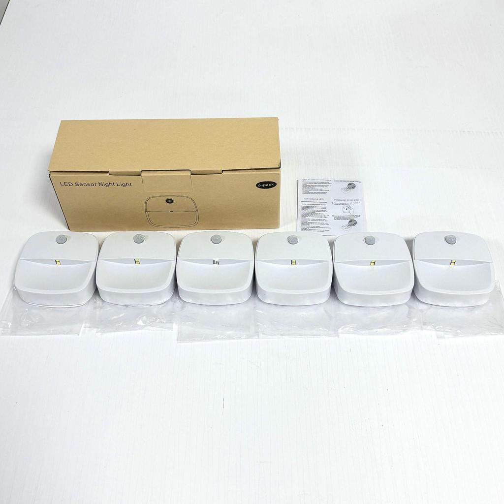 Wireless Smart LED Night Light with Motion Sensor & Battery Power for Hallway & Bedside