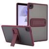 For Samsung Galaxy Tab A7 Lite 8.7-inch Case with Kickstand TPU+PC Skin-Touch Tablet Cover