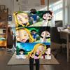 1PC Takopi's Original Sin Print Flannel Blanket, High quality All Seasons, Home Decor, Warmth and Comfort, Perfect for Christmas Gifts