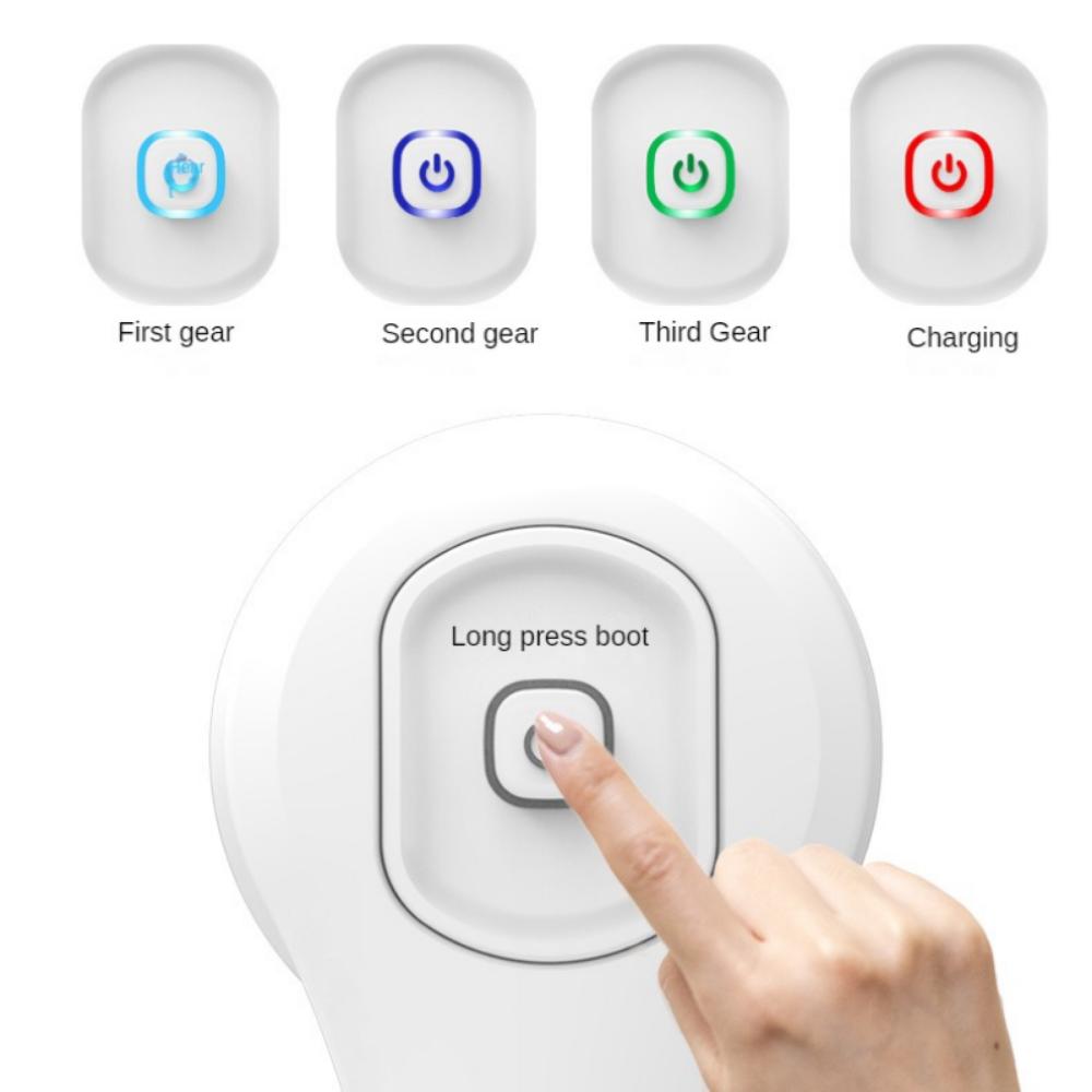 Electric Bath Brushes Shower Cleaning Body Massage Brush Multifunctional Brush Spa Waterproof IPX7 Long Handle Back Brushes