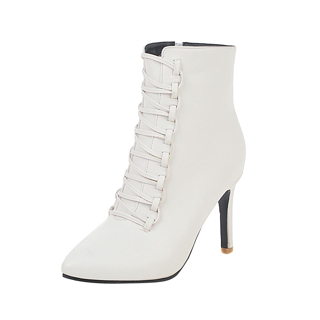 WG Plataforma impermeable para mujer De alta moda Zapatos de tacón fino  Botines comprar a buen precio — entrega gratuita, reseñas reales con fotos  — Joom