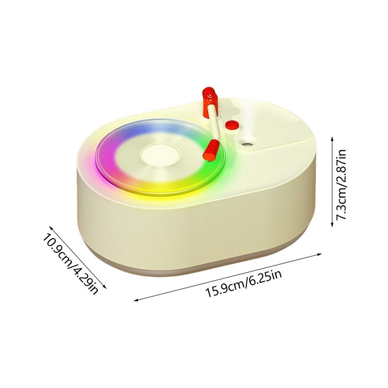 Room Humidifier Record Bedroom Humidifier Room Fragrance Diffuser 2 Mist Mode Rechargeable Quiet Cool Gadgets Colorful Ambient