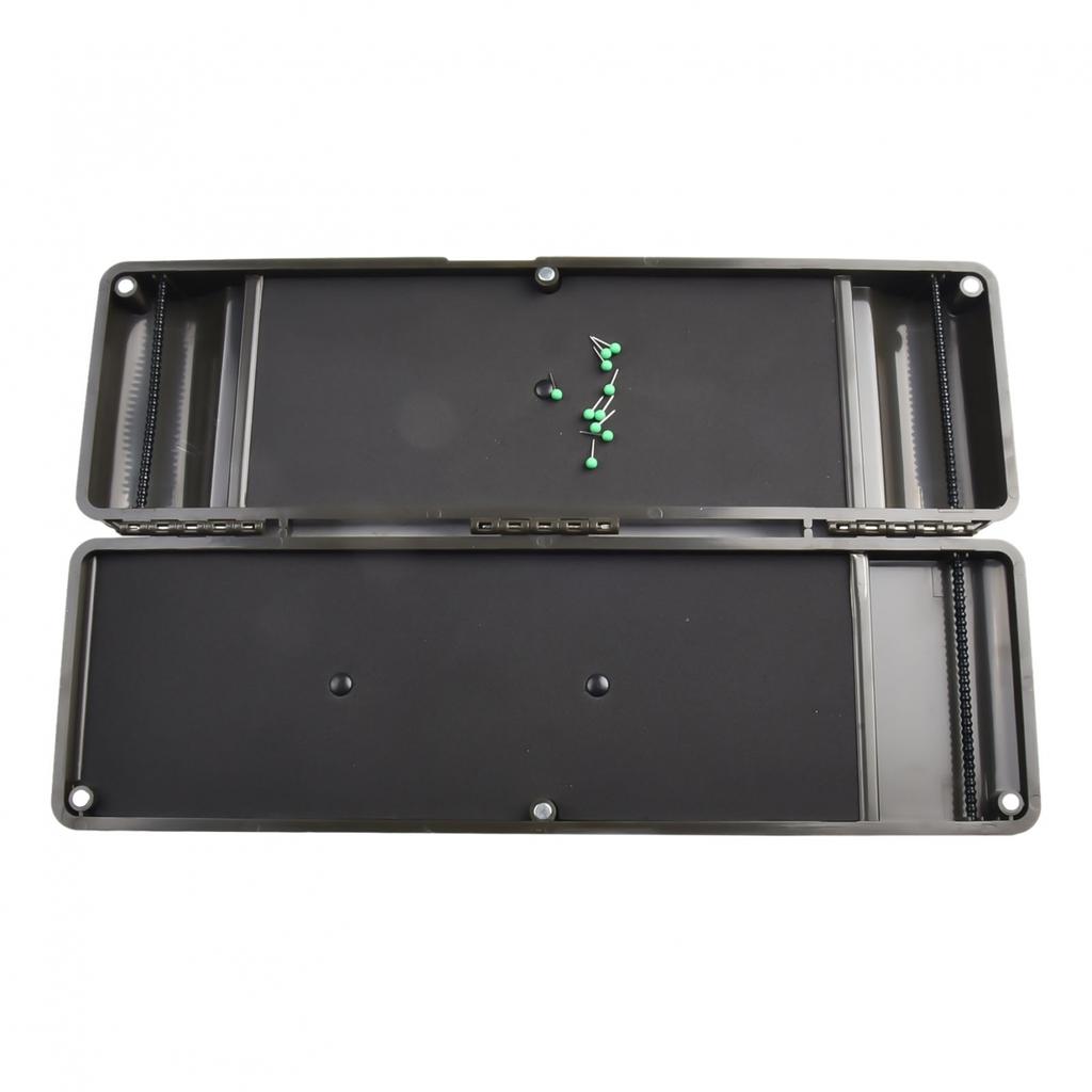 Large Rig Safe Plastic Rig Magnetic Fishing Storage Box  carp fishing box 34.5cm