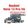 For xiaomi redmi note 13 Pro 4G 5G Dock Connector USB Charger Charging Port Flex Cable Board Replacement