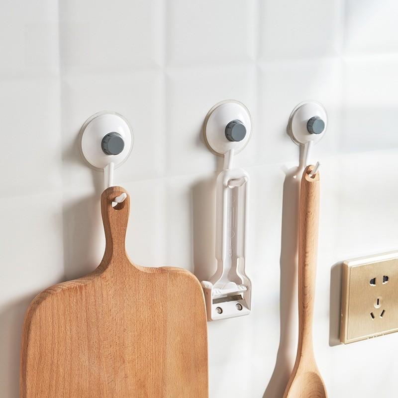 Plastic Hooks Hanger Heavy Duty Wall Hook Modern Minimalist Design Tool Kitchen