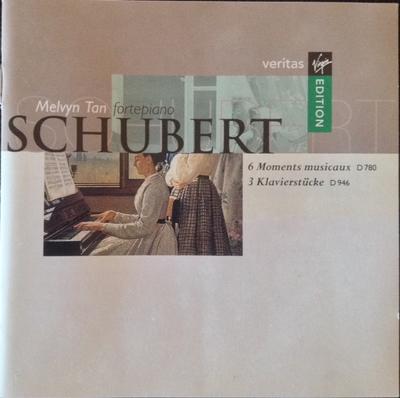 CD SCHUBERT / TAN - Schumann;6 Moments Musicaux  5611612 Virgin Veritas 1994 UK Klassisch Gebraucht