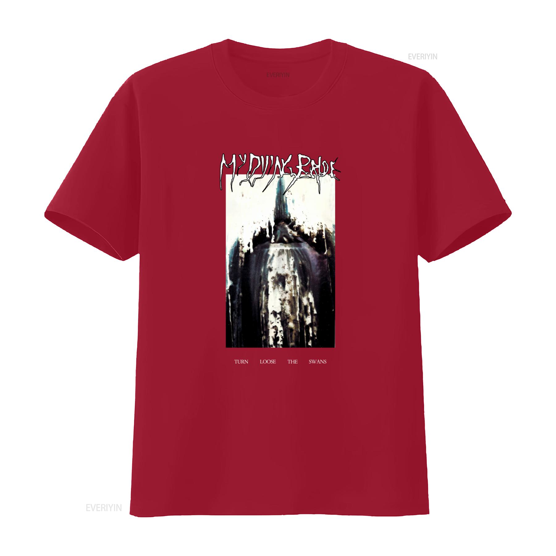 My Dying Bride Turn Loose The Swans Gothic Metal Band T Shirt vintage Washed Slightly Soft designer clothes Stretched S