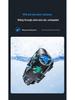 Bluetooth Helmet Earphones: Waterproof HD Open-face Motorcycle Headset with Dash Cam