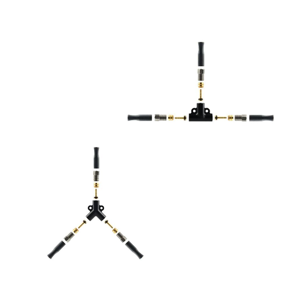 Hydraulic Oil Splitter Connector Tricycle Brake Parts Sturdy Fine Performance Attachment Hydraulic Brake Oil Pipe Connector