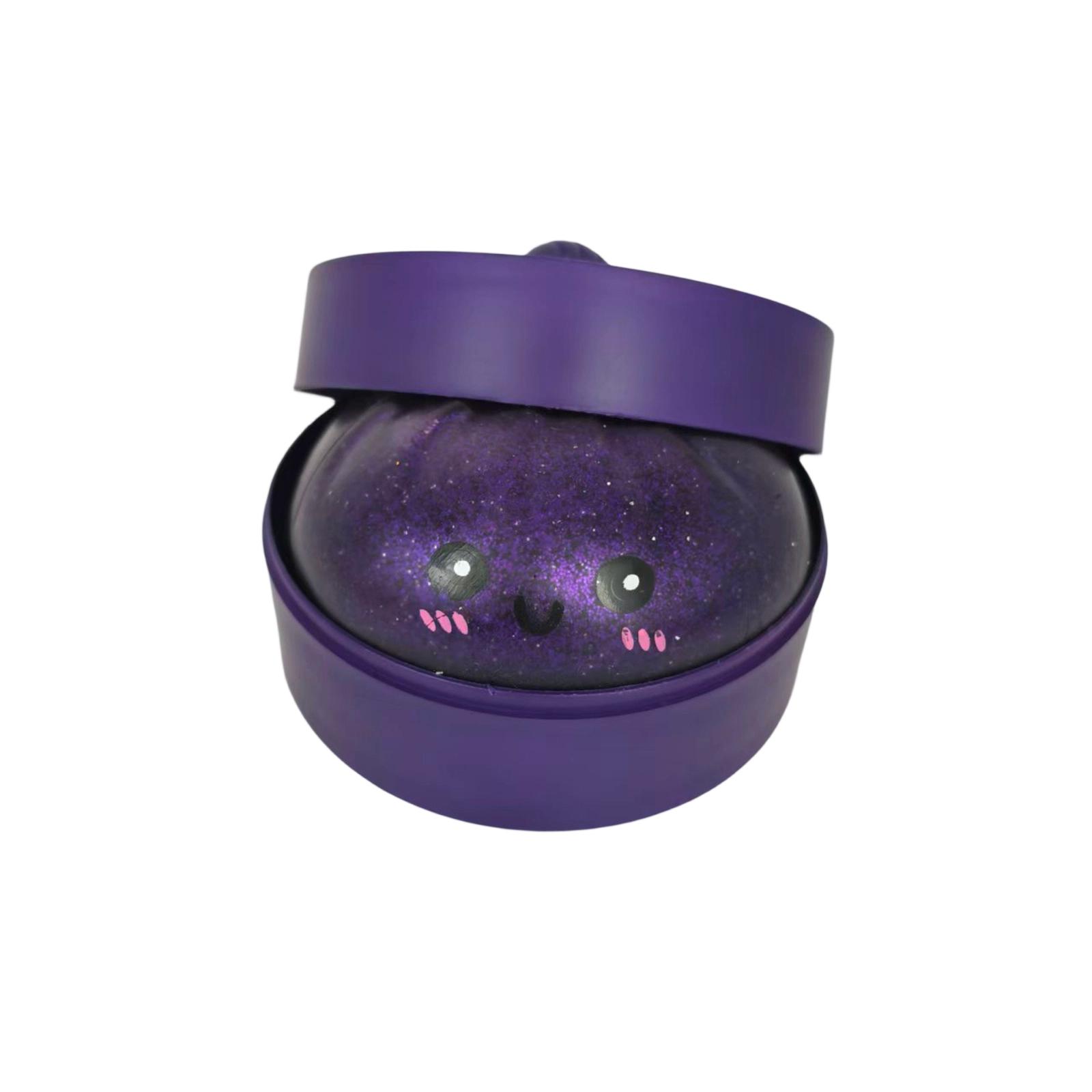

Steam Bun Shape Stress Relief Toy with Steamer Basket Design Soft Squeeze Sensory Toy for Hand Exercise and Focus One Size фіолетовий