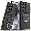 Case For Samsung Galaxy A36 A56 A16 A06 A55 A35 A15 A54 A14 A23 A13 A04S With Lanyard Ring Stand Slide Camera Protect Cover