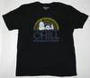 26 Peanuts Snoopy Movie Chill Character Graphics Black Tee Shirt New Unisex T-Shirt