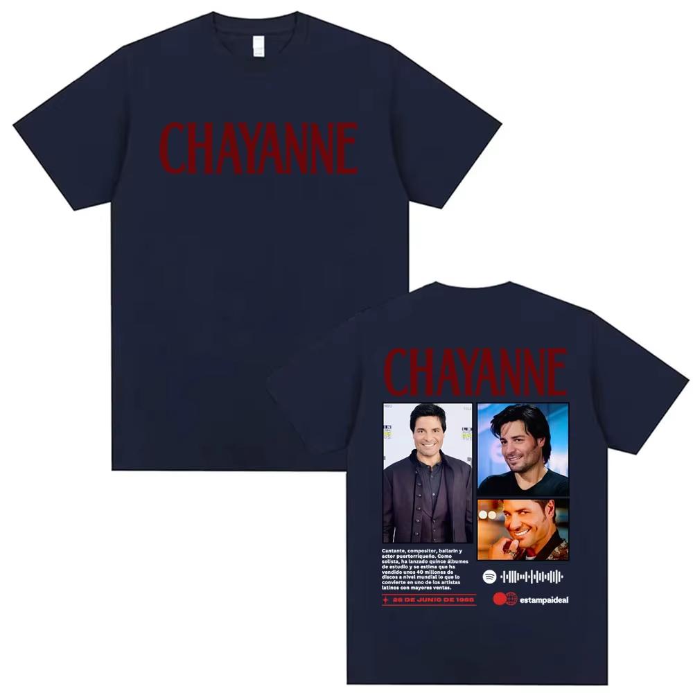 

Chayanne Bailamos Otra Vez Album Tour T Shirt Unisex Women Fashion Hip Hop Street Tshirts Cotton Casual Short Sleeve Tshirts 4XL