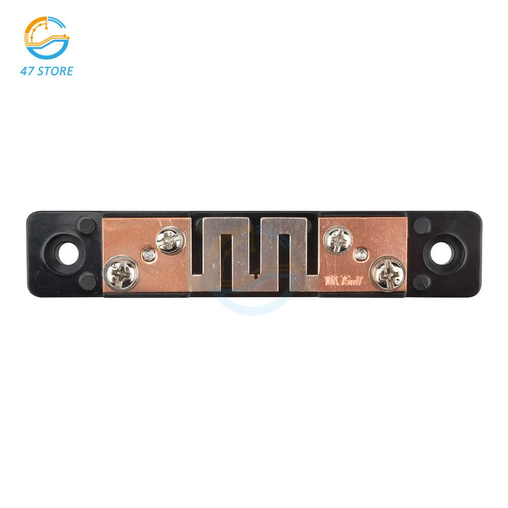 External Shunt JF-1 10A 20A 30A 50A 75mV Ammeter Shunt Resistor Shunt for DC Digital Voltmeter Ammeter Wattmeter Voltage Shunt