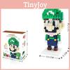 Bros Super Mario Themed Plastic Toy Character Assemble Building Blocks Kid Gift