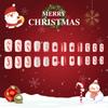 Christmas Pink Press on Nails with Flash Glitter Sweet & Charming Reusable False Nails for Women and Girl Nail Salon