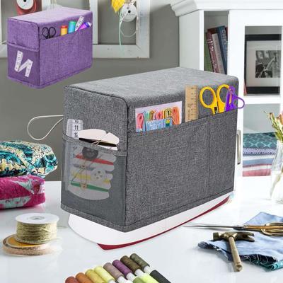 1Pc Waterproof Sewing Machine Cover with Pockets Scratch-proof Dust Cover for Most Sewing Machines Anti Dust