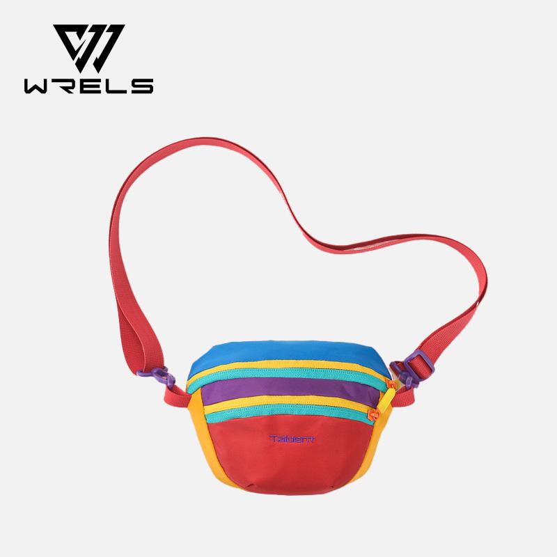 

Fashion Crossbody Bag Adjustable Strap Pocket Zipper Bag Water-proof Large Capacity Outdoor Camping Hiking Travel Sling Bag красный