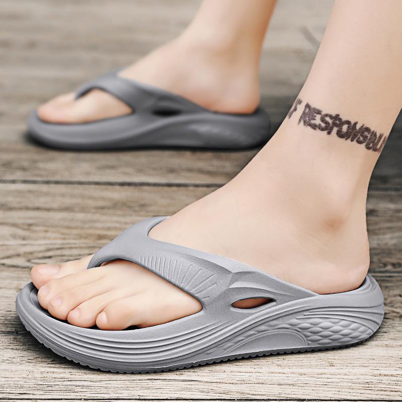 EVA Soft-soled Flip-flops for Men's New Thick-soled Beach Shoes with Non-slip Feet and Cold Slippers for Men