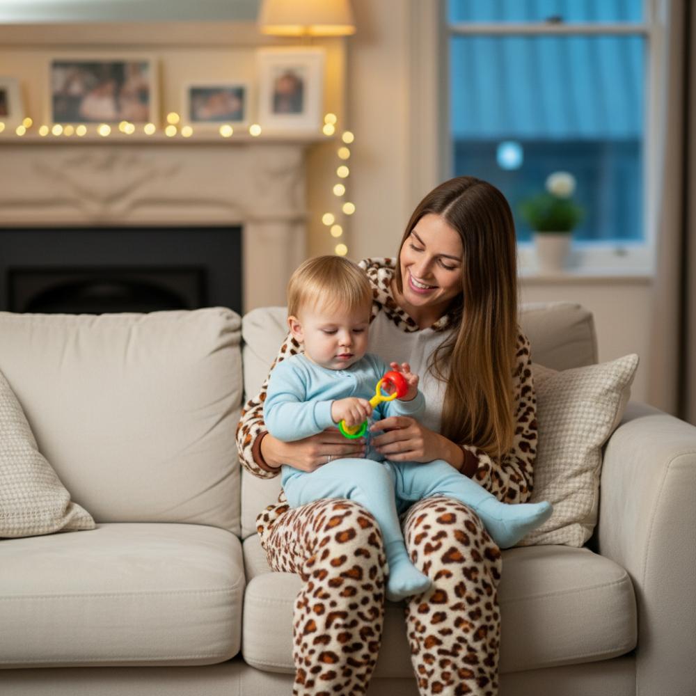 Einteiler Kigurumi Schlafanzug Kostüm - Leopard Einteiler Kigurumi Schlafanzug Kostüm - Leopard