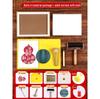 New Year Picture DIY Woodblock Printing Set: Non-Legacy Handmade Template Kit for New Year's Day Activities.