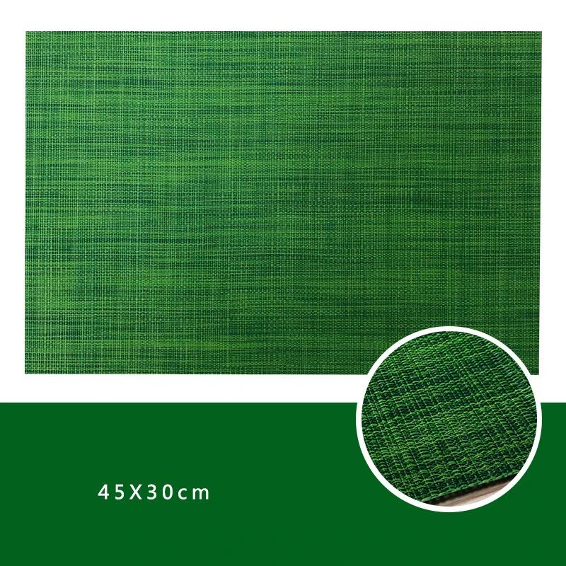 PVC Placemat Washable Dining Table Mats for Dining Table Cafe Anti-slip Hot Placemats Bowl Insulation Pad Cup Mat Table Coasters