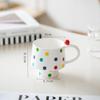 Colorful Polka Dot Ceramic Mug
