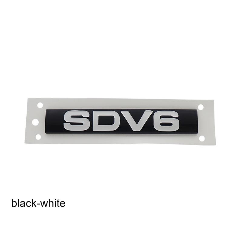 3D Premium SDV6 Letters for England UK SUV Off Road Sport HSE Car Engine Hood Fender Trunk Tail Rear Decal Emblem Badge Sticker