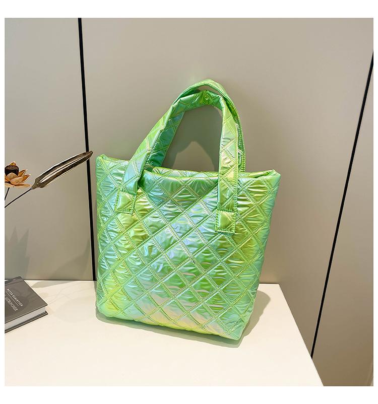 

Модная плечевая сумка большой вместимости, повседневная сумка-тоут для поездок зелёный