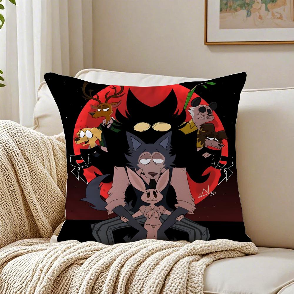 NICE Anime BBEASTARS Cushion Cover Pillowcase Antidustmite living Room Sofa Decor Cushion Room