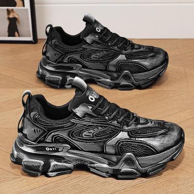 Autumn New Thick-soled Old Dad Shoes Mesh Breathable Student Casual Shoes Sports