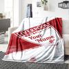 Liverpool Customize Text Blanket Throw Customizable Blanket Ultra-Soft Perfect for Livingroom Picnics Office Chair Chair Four Seasons Multipurpose