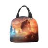 Godzilla Vs Kong Anime Lunch Bento Insulation Tote Bag Godzilla Vs King Kong Hand Ice Bag