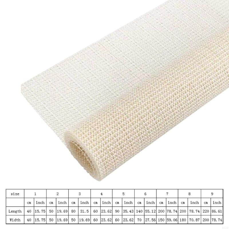 2025 Neu 2 Stück Rutschfestes Netzgewebe Silikon Anti-Rutsch PVC Schaumstoff Sofa Yoga-Matte Teppich