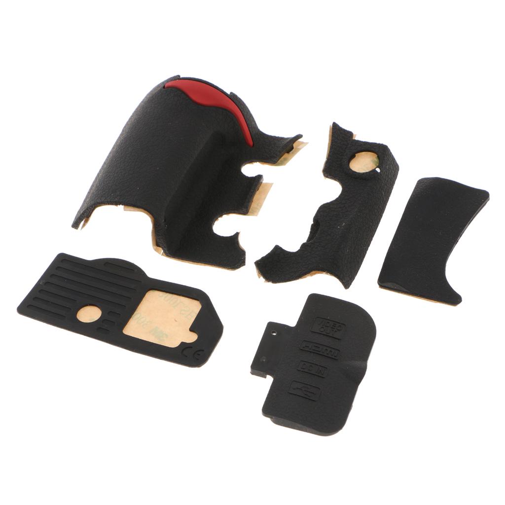 NIKON D300 4 PIECE FRONT//REAR// GRIP RUBBER SET NEW REPAIR PARTS OEM Tape