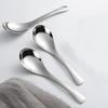 6PCS Large Stainless Steel Spoons Food-grade Dessert Spoons Practical Rice Spoons  Dining Table
