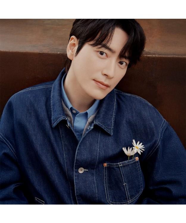 Beanpole Men Denim Work Jacket Blue