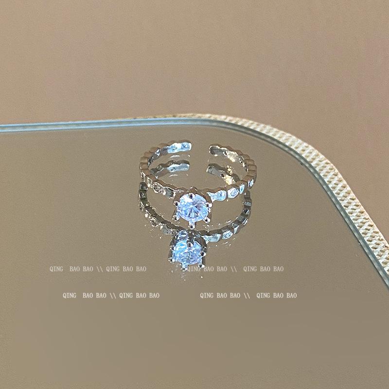 Korean-Style Niche Design Women's Adjustable Index Finger Ring: Chic, Versatile, and High-End for a Cold, Distinctive Look