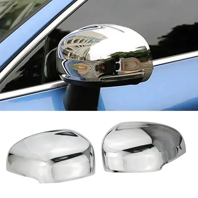 For Volvo XC60 2018   Car Accessories Chrome Side Mirror Cover Rear View Mirror Rearview Protector Shell Trim