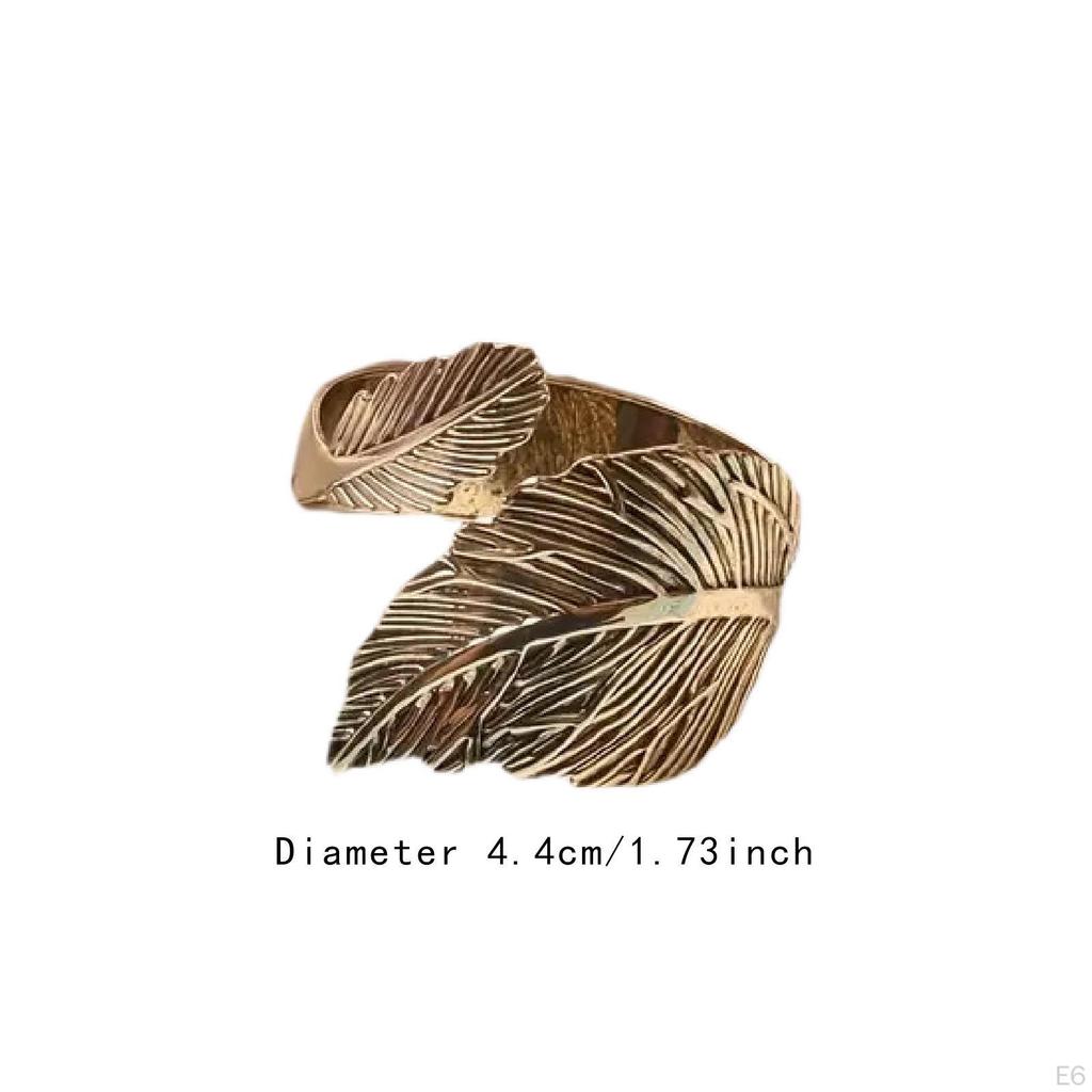 10 -piece Leave Napkin Rings Decoration