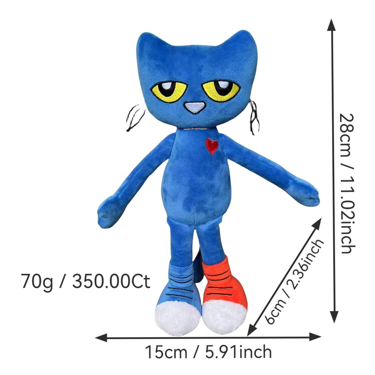 

New Good-looking 30cm Pete The Cat Plush Game Kit Animation Children s Birthday Celebration Gifts And Holiday Gifts Room Decor Plushies Toy