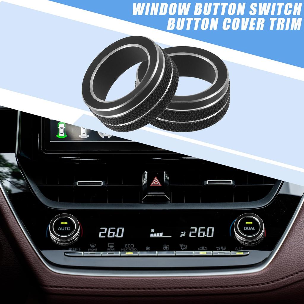 A ABSOPRO AC AC Air Conditioning Climate Control Switch Knob Covering Trim for Toy