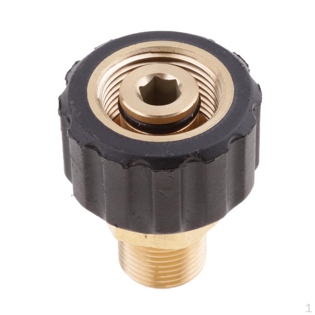 Male 3/8 To Female M22x1.5 Adapter Quick Connector 14mm Socket