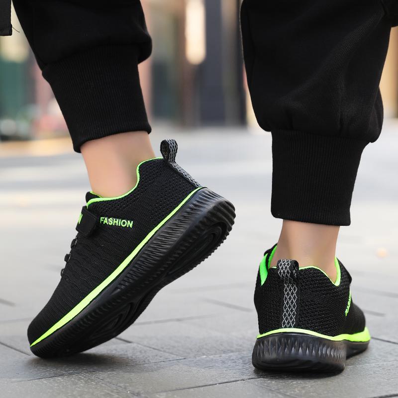 Kinderschuhe, Laufsportschuhe, atmungsaktive Jungen-Mesh-Luftatmungsaktive Mädchen-Freizeitschuhe