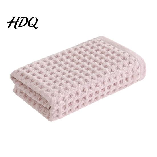 Lightweight Breathable Body Towel Cotton Waffle Towels Quick Dry Bath Soft Natural Guest Absorbent Travel for Bathroom Spa Gym Pool Luxury