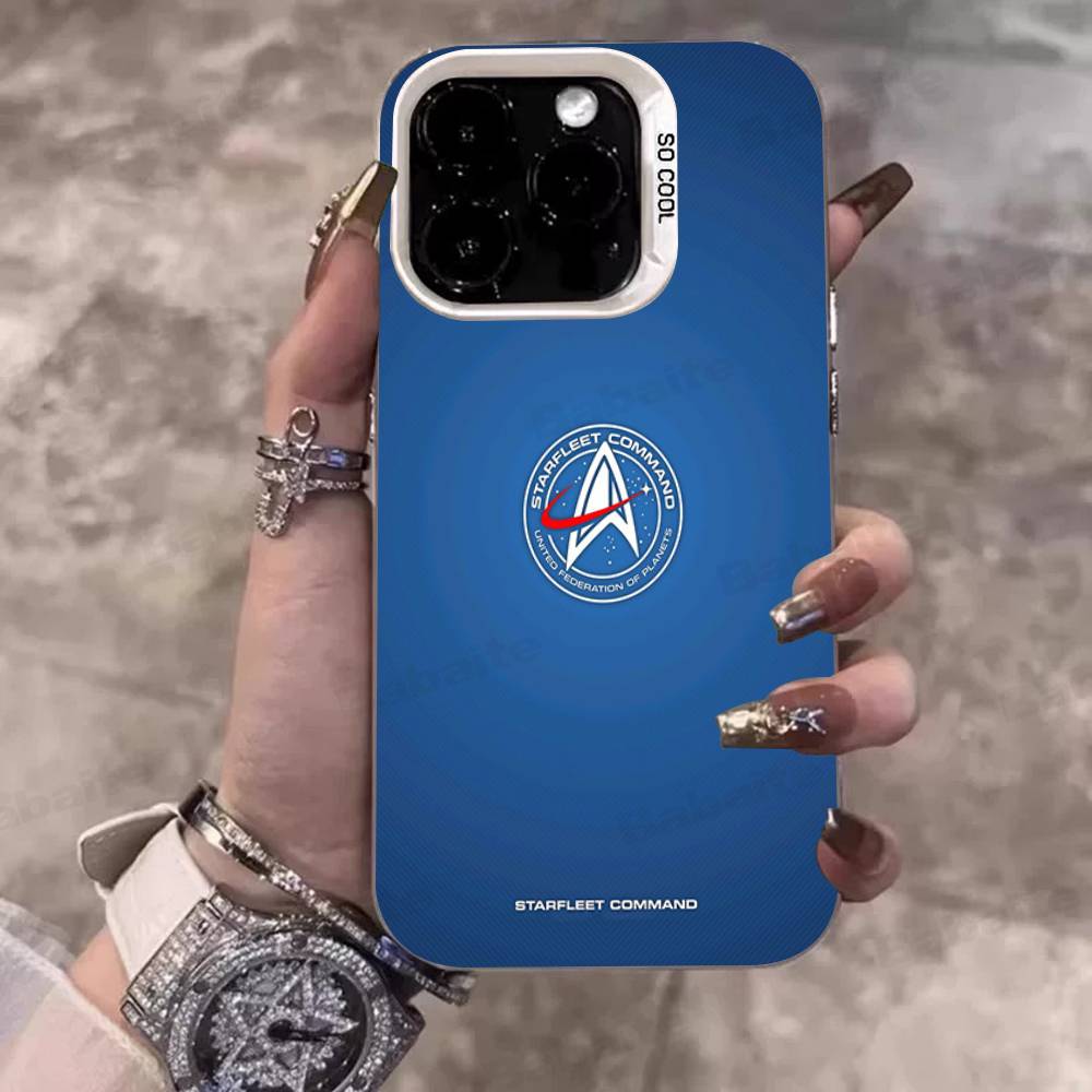 Phone Case S-Star T-Trek For iPhone 17 16e 16 15 14 13 12 11 Mini Pro Max X XR XSMAX 8 7 Air Plus Anti Fall Matte Back Cover