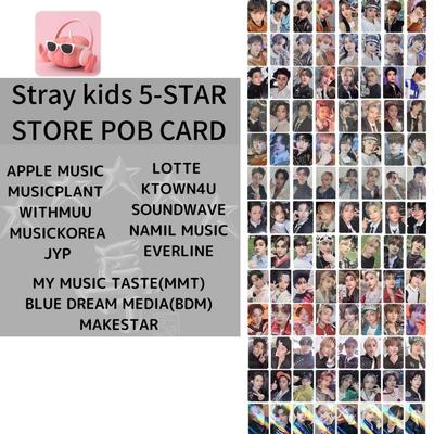 STRAY KIDS 5-Star POB FOTO KARTE APPLE MUSIC MUSICPLANT WITHMUU MUSICKOREA JYP LOTTE BDM MAKESTAR