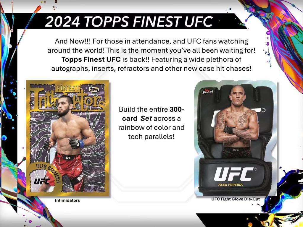 2024 Topps Finest UFC Blaster Trading Card Box 6-Pack
