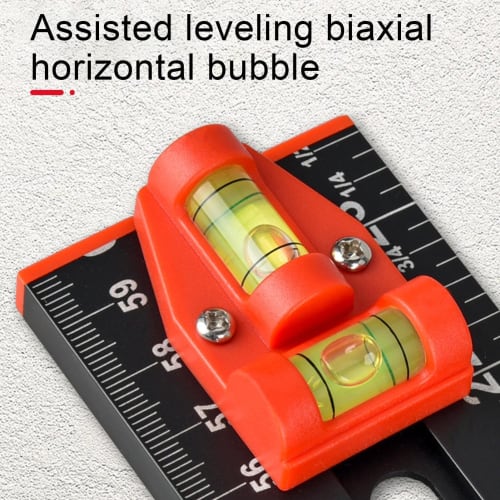 Aluminum Alloy T-Square, Multifunctional Woodworking Measuring Ruler Tool for Carpentry, Architecture, Drawing, and Painting. Sliding Woodworking Rule