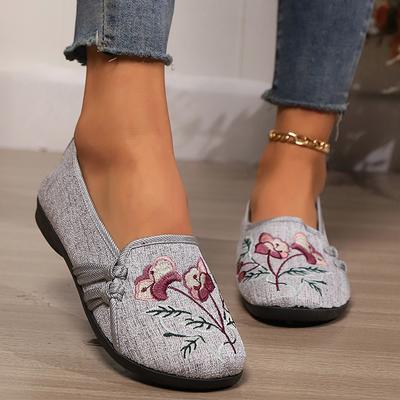 Fashion Women Flats Flower Loafers Shoes Walking Cozy Autumn Sport Shoes 2024 Casual New Dress Soft Classic Fashion Femme Zapatillas
